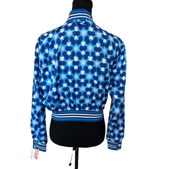 New ~ FREE PEOPLE ~ Women's Top Seed Printed Tennis Jacket Size XS - Picture 6 of 9